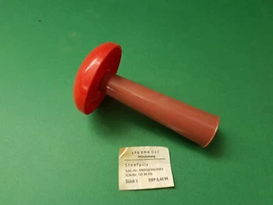 DDR Stopfpilz Plaste Plastik Kunststoff rot braun Stopfhilfe Socken stopfen  - Bild 1 von 6