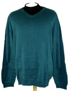 NEU Sonoma leichter Pullover türkis V-Ausschnitt Gr. 2XL Ärmel 34 - Bild 1 von 3