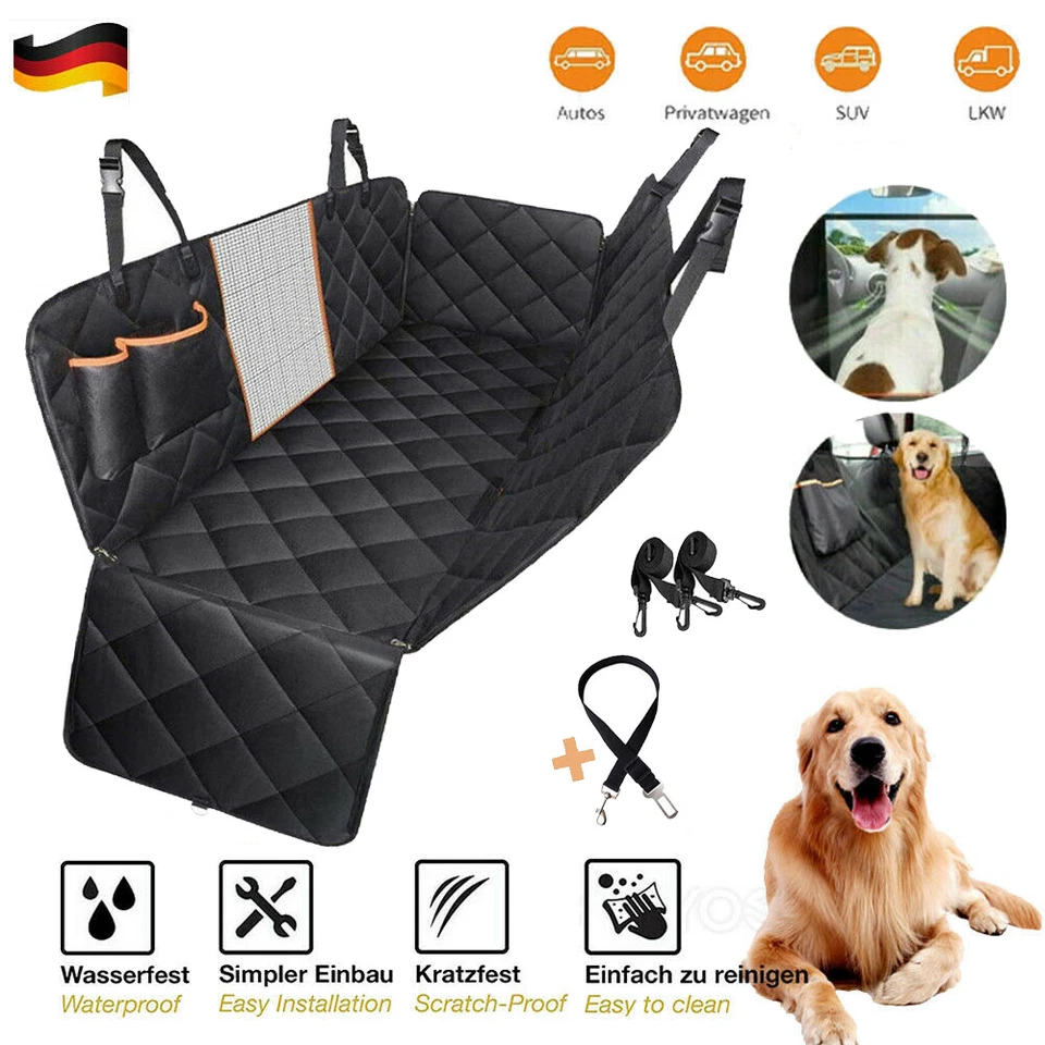 SHYOSUCCE Auto Hundedecke Rückbank kofferraum Schutzdecke Hund Autoschondecke Wasserdicht