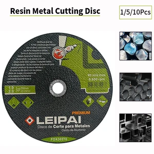 1/5/10 pz ruota disco di taglio rettifica resina 230 mm per smerigliatrice angolare metallo - Foto 1 di 11