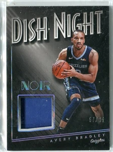 2018-19 Panini Noir Avery Bradley Dish Night JERSEY RELIC 57/99 GRIZZLIES - Picture 1 of 1