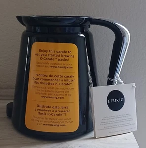 Keurig 2.0 Nero K-Carafe Brocca e Coperchio Caffettiera Ricambio Manico Inox - Foto 1 di 4