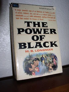 The Power of Black by M.B. Longman (Dell,#7070,1'st Prt.Aug.1962,PB) - Picture 1 of 4