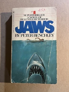 JAWS by Peter Benchley  1975 Bantam FIRST PRINTING paperback ACCEPTABLE - Picture 1 of 3