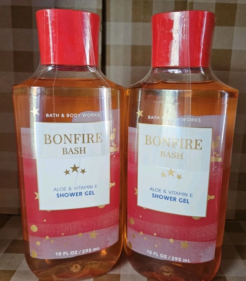 2x Bonfire Bash NEW 10 oz Shower Gel Bath & Body Works - Image 1 of 1
