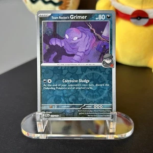 SV10: Destined Rivals #123/182 Team Rocket's Grimer Reverse Holo - Imagen 1 de 3