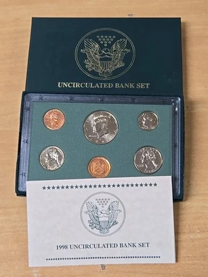 1998-D Uncirculated Bank Set With Box & COA - Image 1 of 4