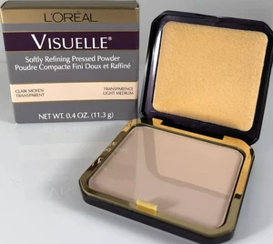 L'OREAL VISUALUELLE POLVO PRENSADO SUAVE REFINAMIENTO CLARO TRANSPARENCIA MEDIA - Imagen 1 de 1