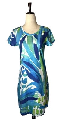 Vestido Capelton Road Mujer Pequeño Floral Algodón Manga Corta Camiseta Mini Boho Foto 1 de 4