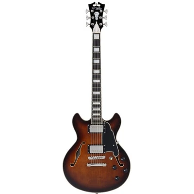 D'Angelico Premier Mini DC Brown Burst - Bild 1 von 2