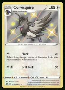 Pokemon Tcg Corvisquire #SV102 Pokemon Shining Fates  NM - Picture 1 of 2
