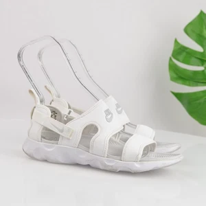 Sandali Nike donna taglia 8 cinturino bianco punta aperta suola ammortizzata CK9283-100 - Foto 1 di 15