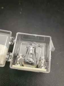 Dollhouse Miniature Chrysnbon Water Pitcher and Glass Set DZ156 - Picture 1 of 4
