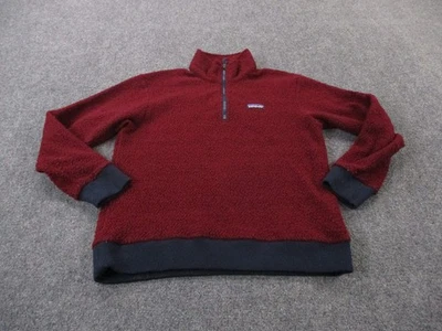 Patagonia Jacket Men M Red Wool Woolyester Fleece Pullover Outdoors Hiking 26940 - Image 1 of 4