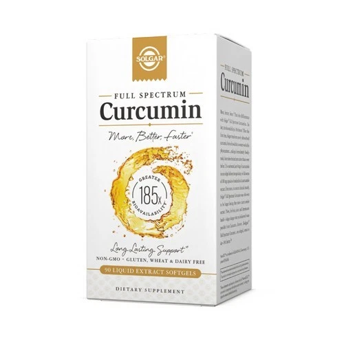 Curcumina de espectro total 90 cápsulas da Solgar - Imagem 1 de 1