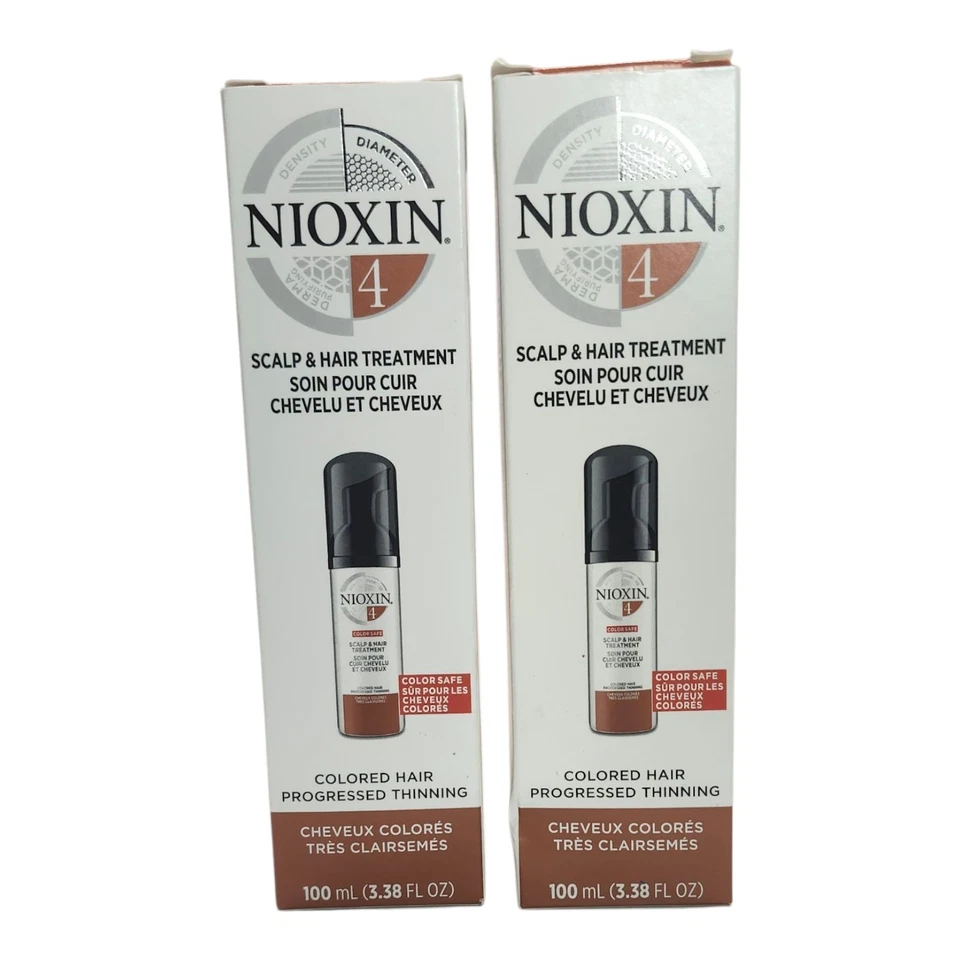 NIOXIN SYSTEM # 4 SCALP & HAIR TREATMENT  3.38 OZ (Lot of 2) - Image 1 of 1