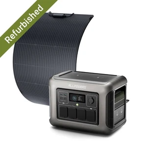 ALLPOWERS R1500 Power Station 1152Wh con Pannello Solare Flessibile 100W e 1800W AC - Foto 1 di 9