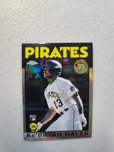 2021 Topps Chrome #86BC-16 Ke'Bryan Hayes 1986 Topps 35th Anniversary RC Pirates - Bild 1 von 2