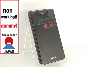 【Factice !】 Sony Ericsson W62S (couleur noir) au-japon téléphone portable qui ne fonctionne pas - Photo 1 sur 3