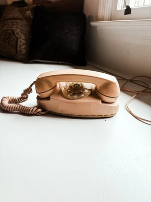 Teléfono con marcación giratoria Bell Princess beige/rosa claro Foto 1 de 4