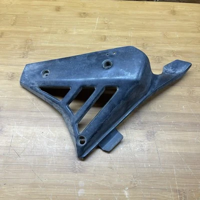 Cubierta de cuchara de radiador negra TRI-Z 250 1985 1986 OEM Yamaha usada mano izquierda Foto 1 de 4