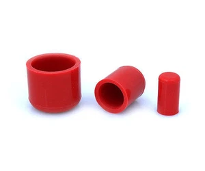 2x 4mm 5/32" Red Silicone Blanking Cap Intake Hose End Bung Plug Silicon Caps - Picture 1 of 1