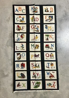 Sandy Koop It’s Elementary Fabric Panel Alphabet - Image 1 of 4