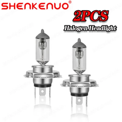 Xenon Halogen White H4 Headlight Bulbs Lights for Yamaha Raider 2008-2017 - Image 1 of 4