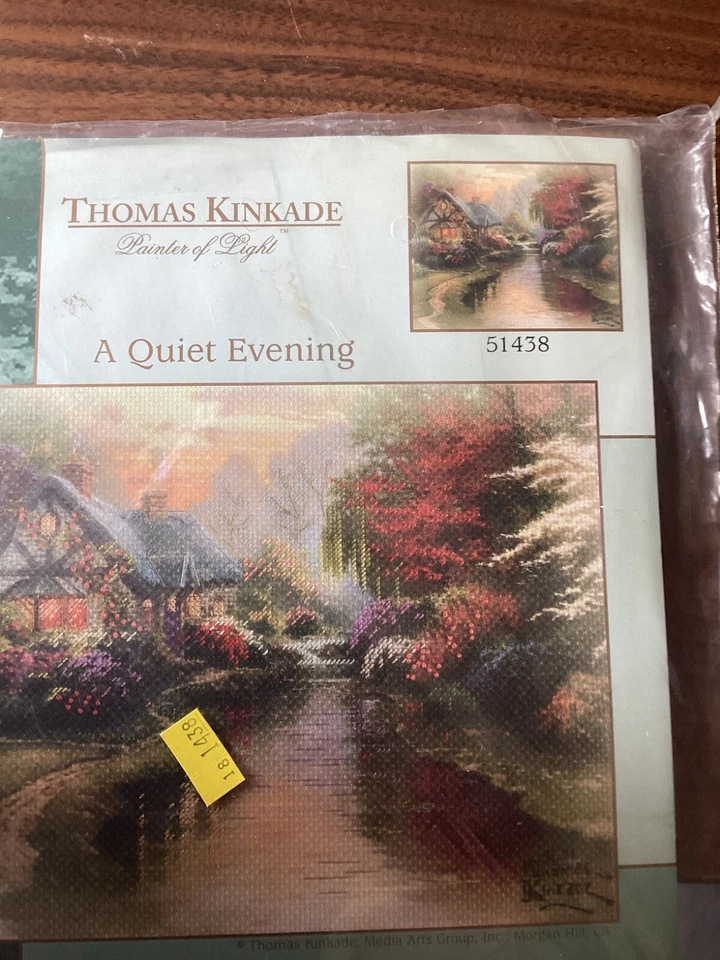 Thomas Kinkade A Quiet Evening Cross Stitch Kit 51438 Candamar Design New Sealed - Image 1 of 1