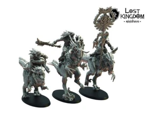 Lost Kingdoms	Ezocamatl Knights Command Group - 3D Printed - Picture 1 of 1