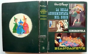 cartonato LIBRO ILLUSTRATO WALT DISNEY BELLA BOSCO CENERENTOLA BIANCANEVE 1961 - Picture 1 of 9
