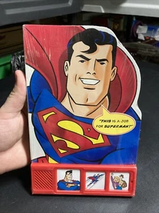 1999 Superman Talking Speaker Book Sealed New - Imagen 1 de 8