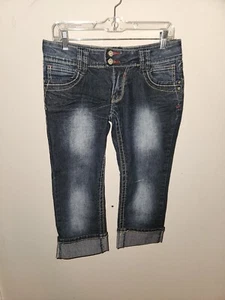 NWOT Angels Capris Jeans - Women's 32W x 20L / Size 9 - NICE! - Picture 1 of 6