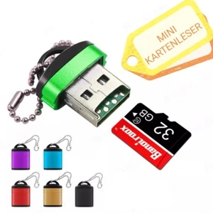 ✅ MICRO SD KARTENLESER SPEICHERKARTE USB STICK SDHC SDXC LESEGERÄT MINI Z124 ✅ - Bild 1 von 10