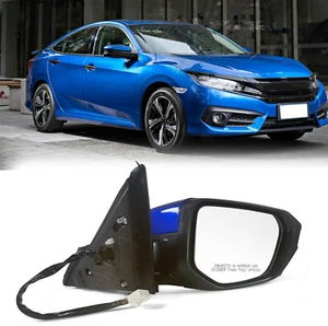 Passenger Side Door Mirror Compatible with 2016-2021 Honda Civic Sedan/Coupe/Hat - Picture 1 of 4
