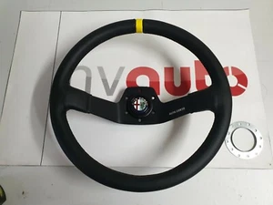 Sports steering wheel steering wheel leather black steering wheel Alfa Corse Alfa Romeo 350 mm - Picture 1 of 6