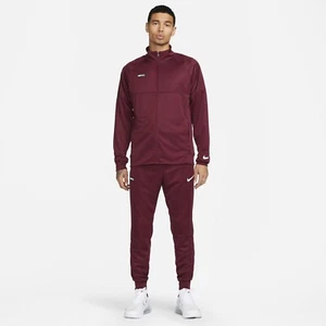 Nike Dri-FIT FC Libero Soccer Tracksuit Men's M Burgundy Performance Activewear - Picture 1 of 7