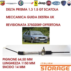 DELTA PRISMA 1.3 1.5 GT SCATOLA MECCANICA HAND DRIVE RIGHT REVISIONATA 37502089 - Picture 1 of 1