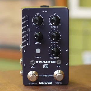 Mooer DRUMMER X2 Drum Machine Pedal - Picture 1 of 13