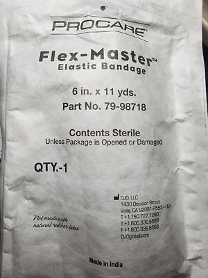 Procare Flex-Master Sterile Elastic Bandage 6" x 11 yds 79-98718 (Lot of TWO) - Image 1 of 2