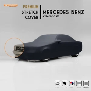 Cubierta de coche elástica ajuste a medida premium interior Mercedes Benz W126 C126 clase SEC - Imagen 1 de 14
