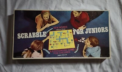 Vintage Scrabble for Juniors Crossword Game - Edition Three 1968 Age 6 to 12 - Image 1 of 4