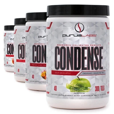 Purus Labs Condense Pre-Workout, Nitric Oxide Booster for Pump, Endurance 40 Srv