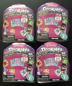 Disney Doorables Series 7 Mini Peek Color Reveal Edition blind box lot of 4 NEW - Picture 1 of 2
