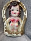 Vintage Carnival Prize Chalkware Baby Luck 