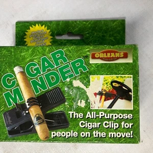 Cigar Minder Golf All Purpose Cigar Clip Black - Picture 1 of 8