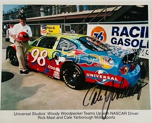 Cale Yarborough SIGNIERT Nascar Woody Specht Yarborough Motorsport Foto - Bild 1 von 2