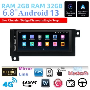 Stereo Car Radio GPS MP5 Player Fit For 1997-2002 Dodge RAM 2500 3500 Android 13 - Picture 1 of 24