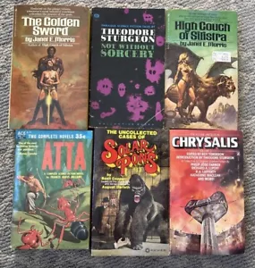 Vtg Science Fiction PB Lot Of 6 - Picture 1 of 13