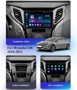 9''Android 13 Support Carplay 1GB 16GB Car Stereo GPS Navi For Hyundai I40 10-21 - Picture 1 of 22